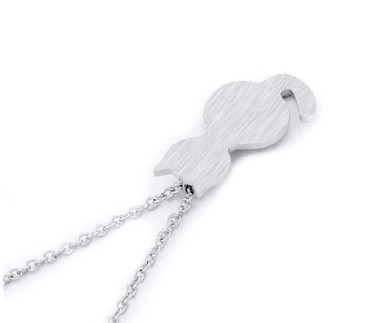 Cat Necklace with Cat Pendant and Collar Chain